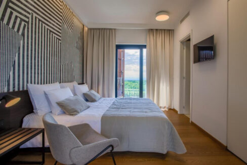 Zeitgenössische Oase, ein luxuriöser moderner Villenrückzugsort, Region Pore?