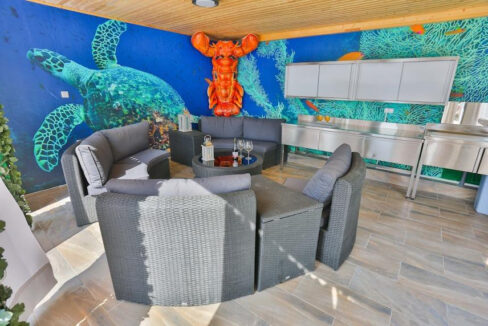 Luxus-Design-Villa mit Meerblick in Split