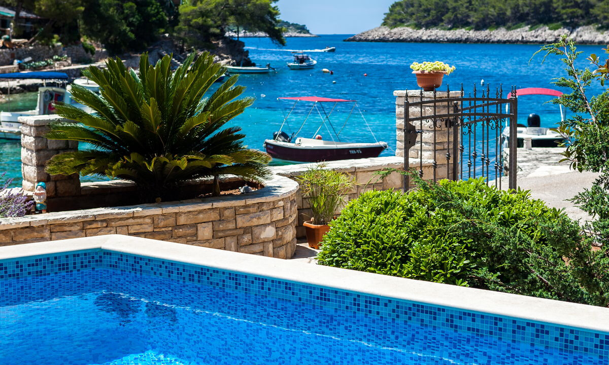 Haus am Meer in der Bucht - Insel Korcula