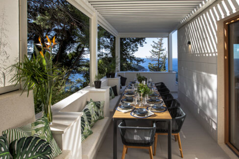 Blick auf die Altstadt von Dubrovnik, Villa Dubrovnik