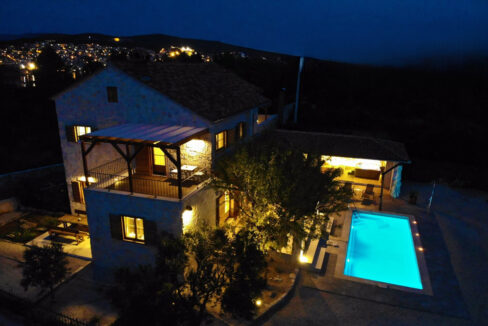 Außergewöhnliches Steinhaus Sibenik Stadtblick