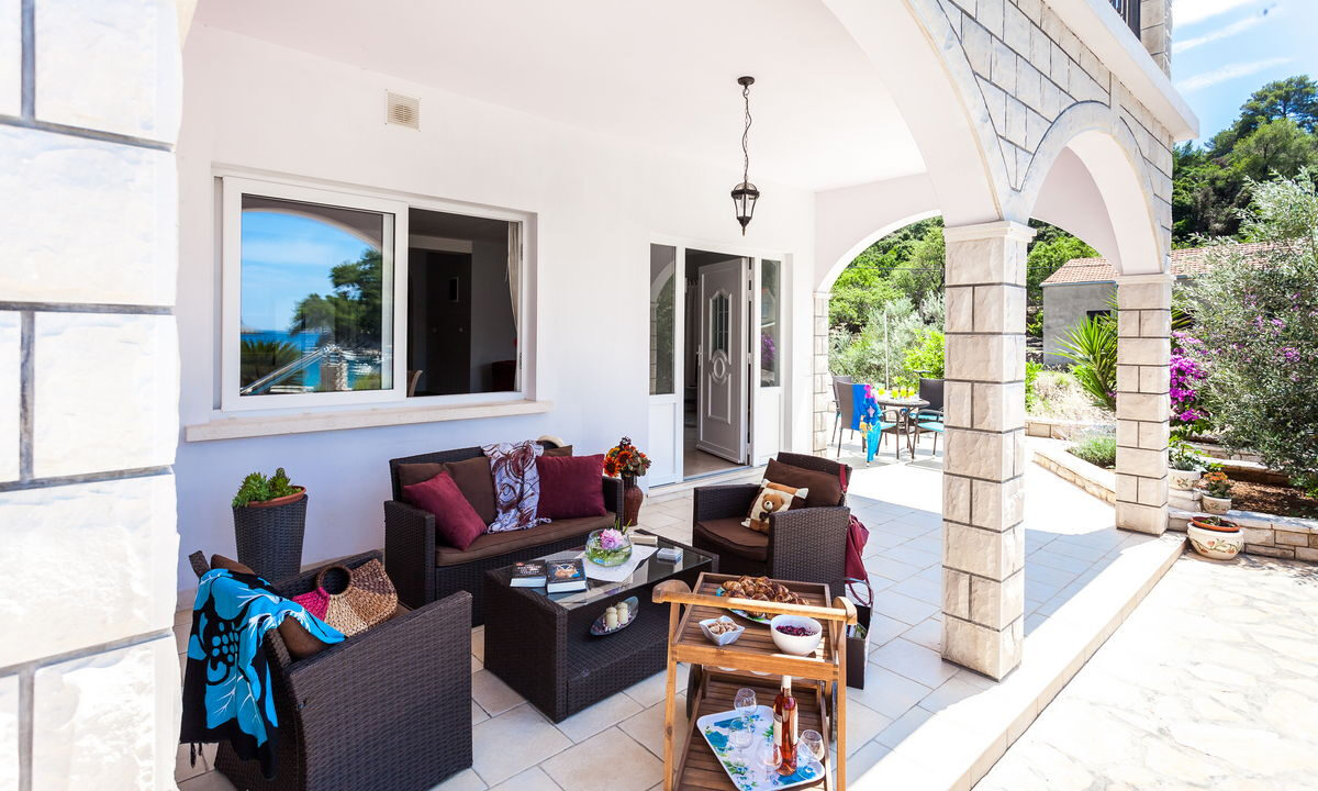 Haus am Meer in der Bucht - Insel Korcula