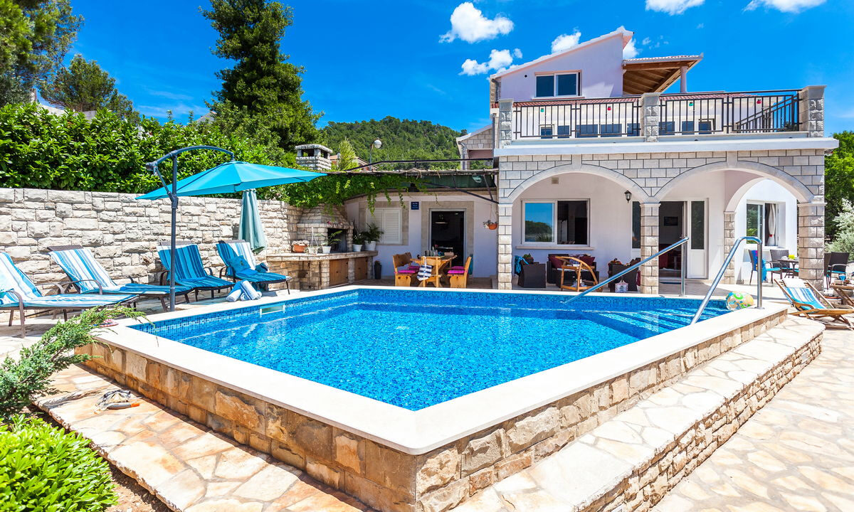 Haus am Meer in der Bucht - Insel Korcula