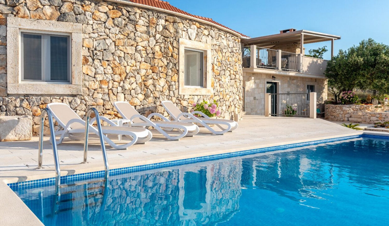 Steinhaus auf der Insel Brac