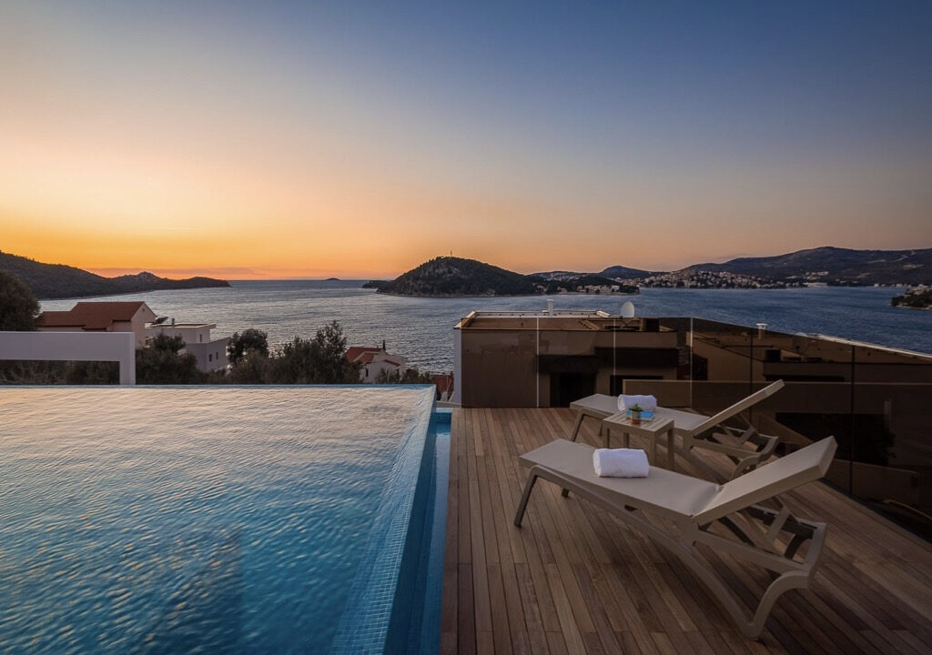 Neue moderne Villa mit Meerblick in Rogoznica