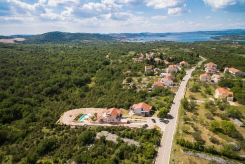 Tropisch anmutende Villa in der Nähe des Nationalparks Krka