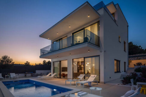 Exklusive Villa mit Meerblick Okrug Gornji