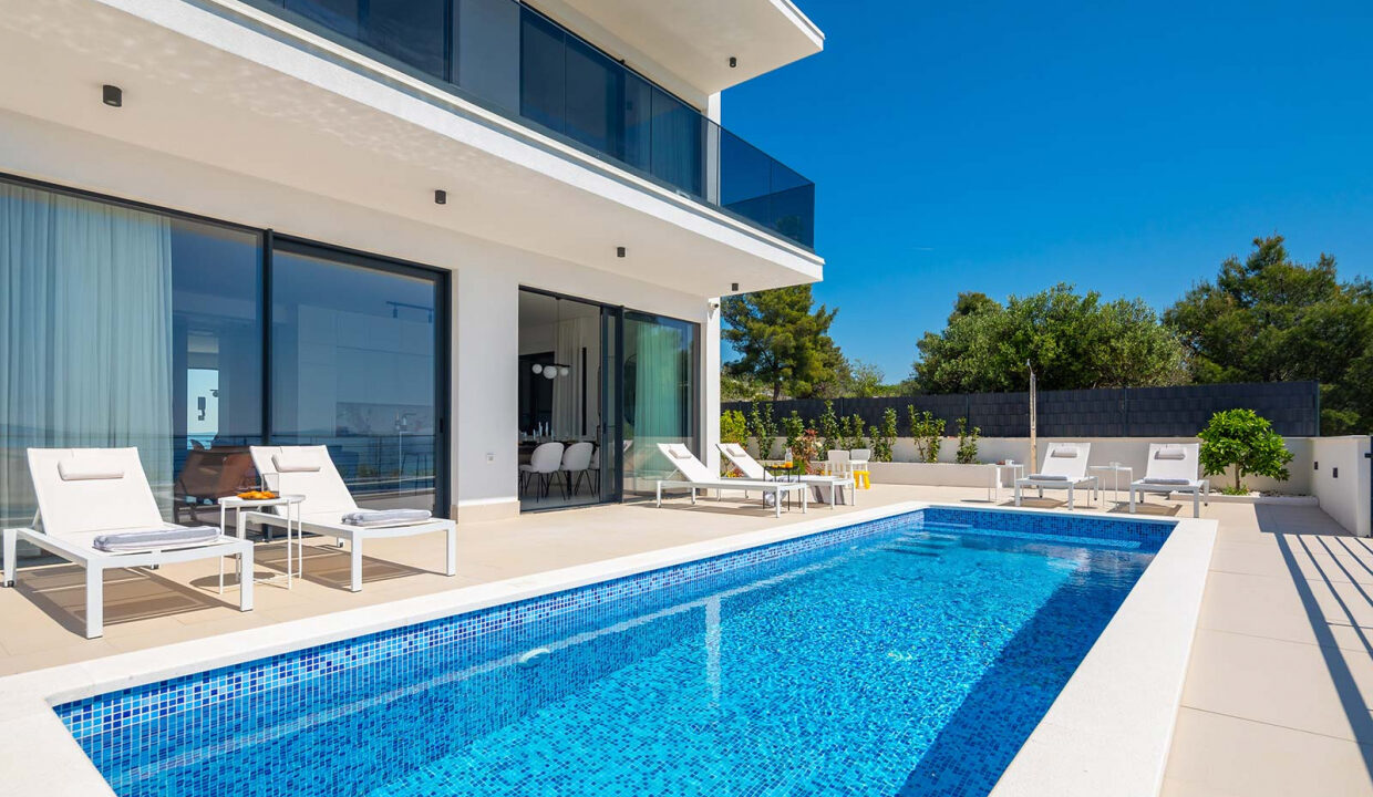 Exklusive Villa mit Meerblick Okrug Gornji