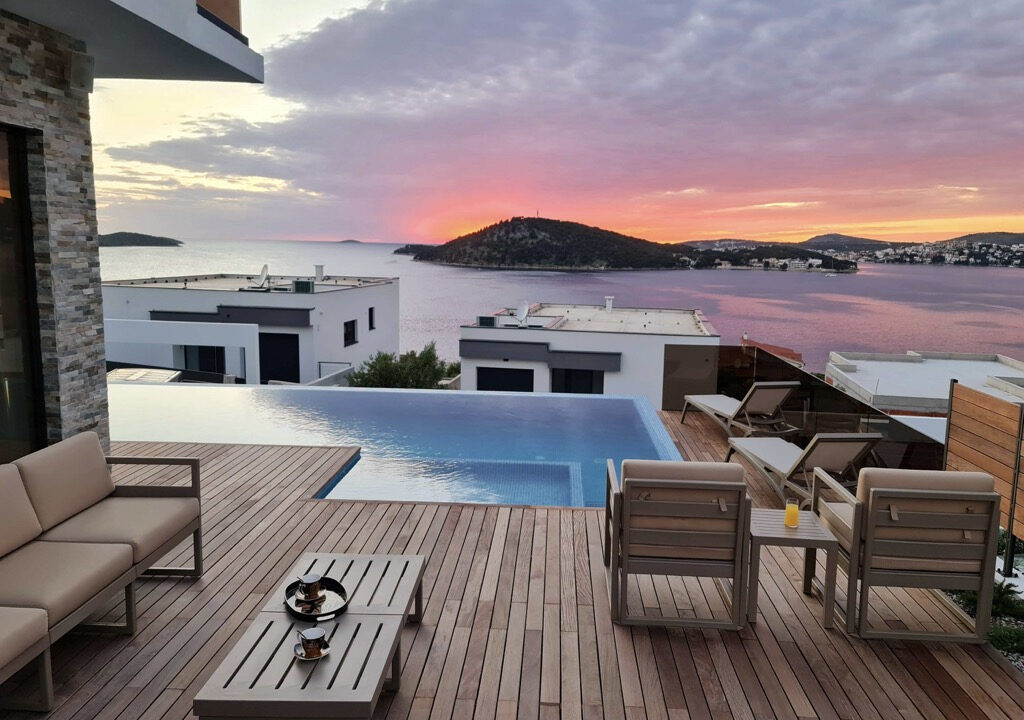 Neue Villa mit Meerblick, Rogoznica