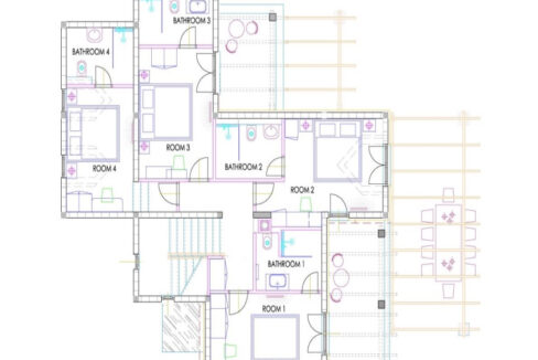 Neues modernes Haus auf der Insel Solta