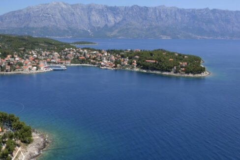 Steinhaus mit Meerblick auf der Insel Brac