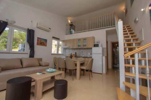 Traditionelles Haus am Meer auf der Insel Hvar