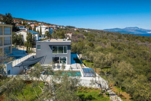 Villa mit Meerblick bei Labin
