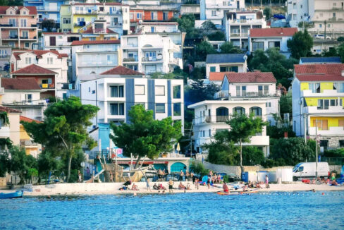 Apartmenthaus am Strand von Ciovo