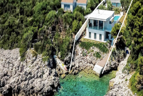 Einzigartige moderne Villa am Meer mit privatem Strandzugang - Insel Kolocep